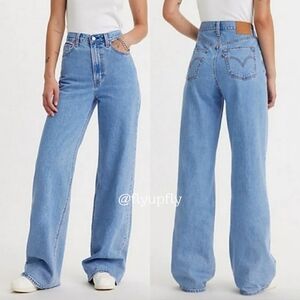 Levi's Light Blue Flare & Wide Leg Jeans